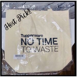 Tupperware Canvas Tote Bag, New!